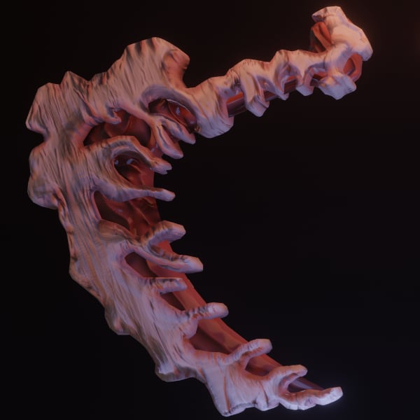 Blood scythe [ VRC ASSET ] 