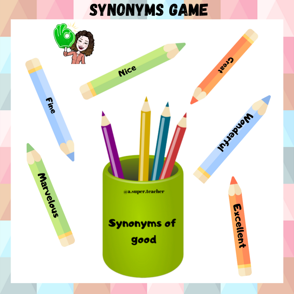 Synonyms pencil game