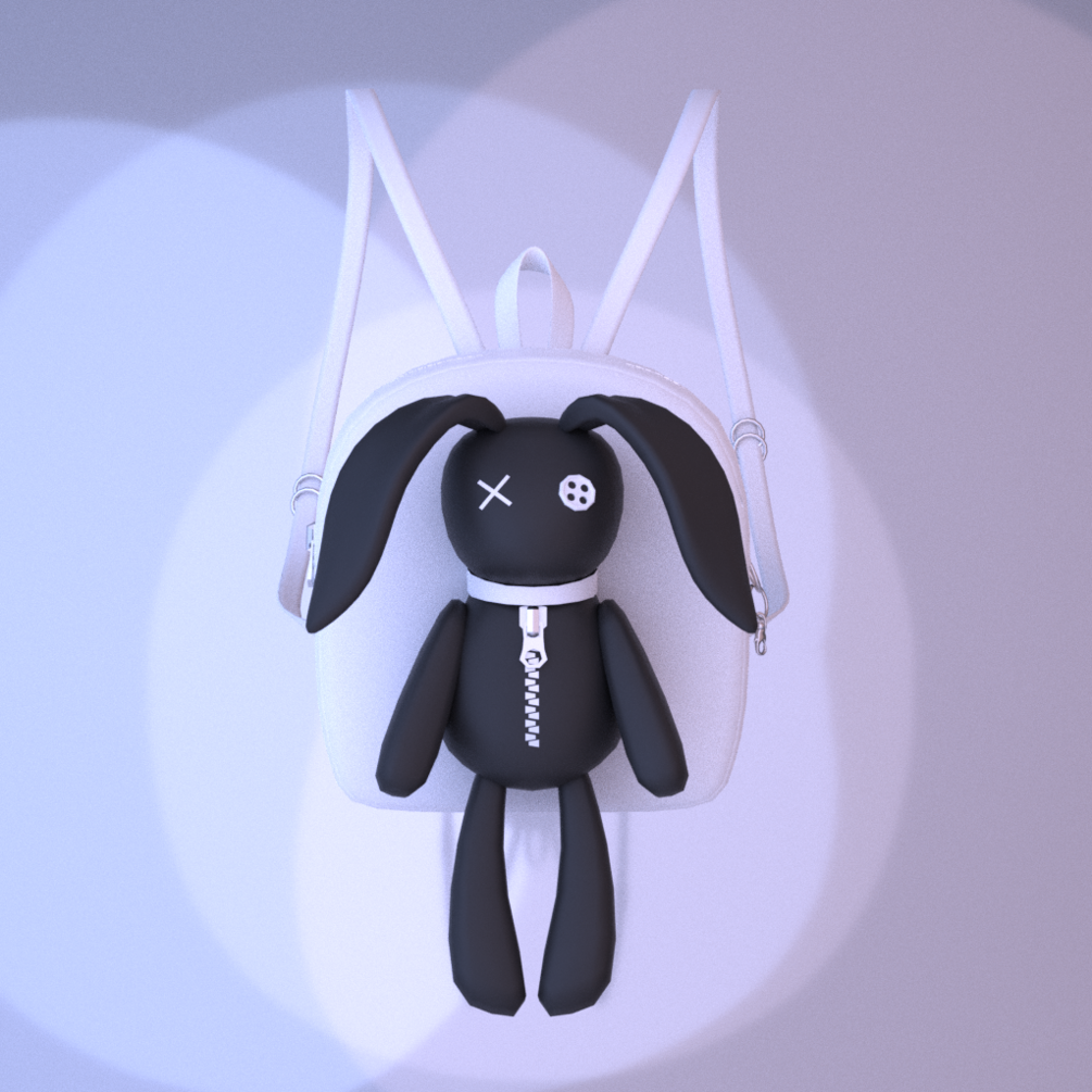 black bunny backpack