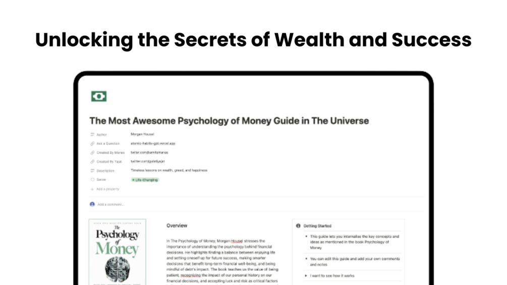 Enjoyed The Psychology of Money? You might like these –