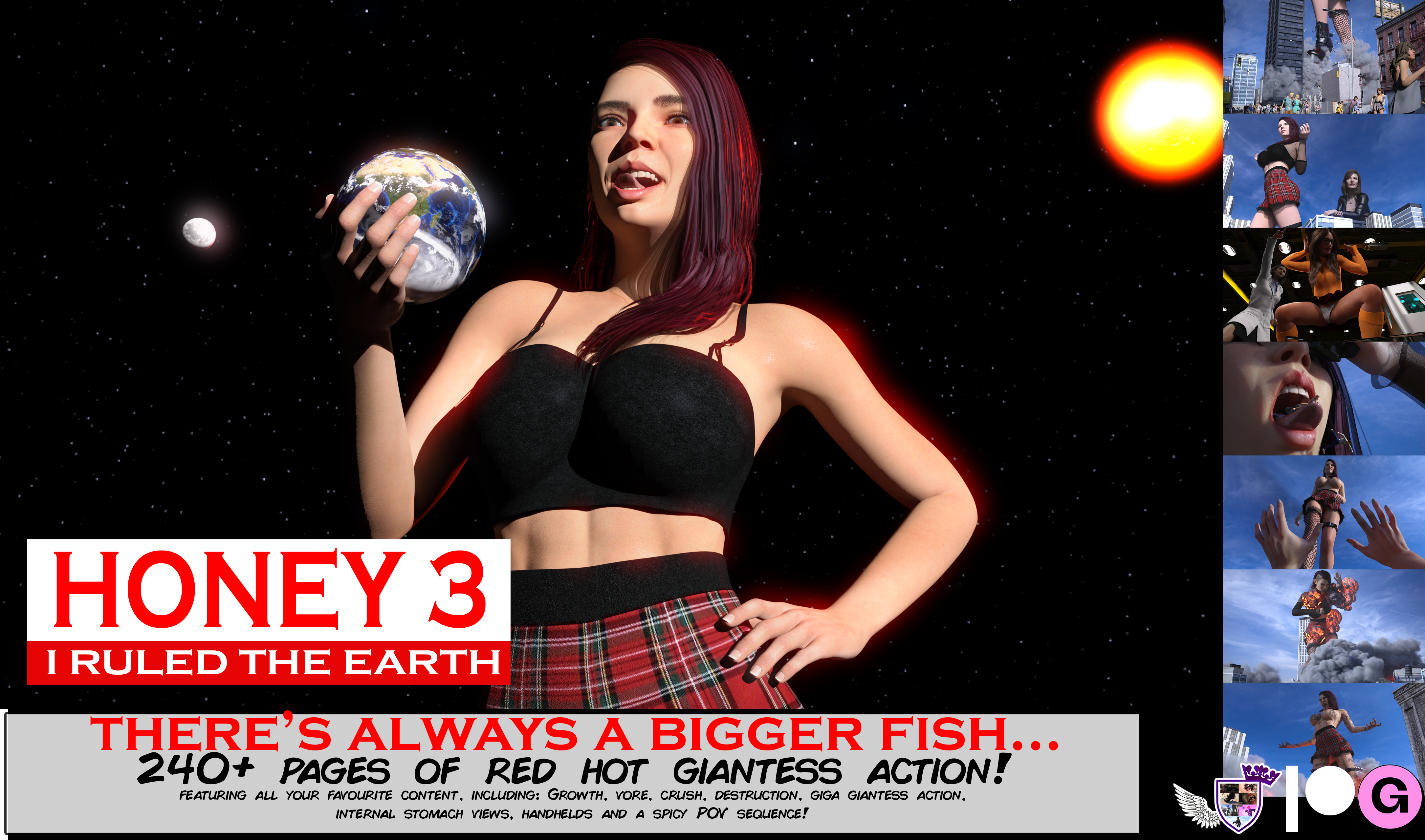 Jackofbullets Presents Honey 3 I Ruled The Earth Jackofbullets Giantess Comics