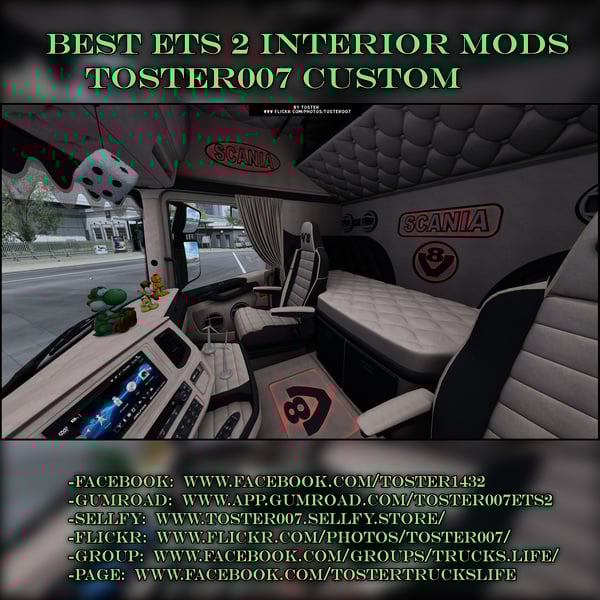 Interior Scania S/R Next Gen V8 ETS 2 #25 by Toster007