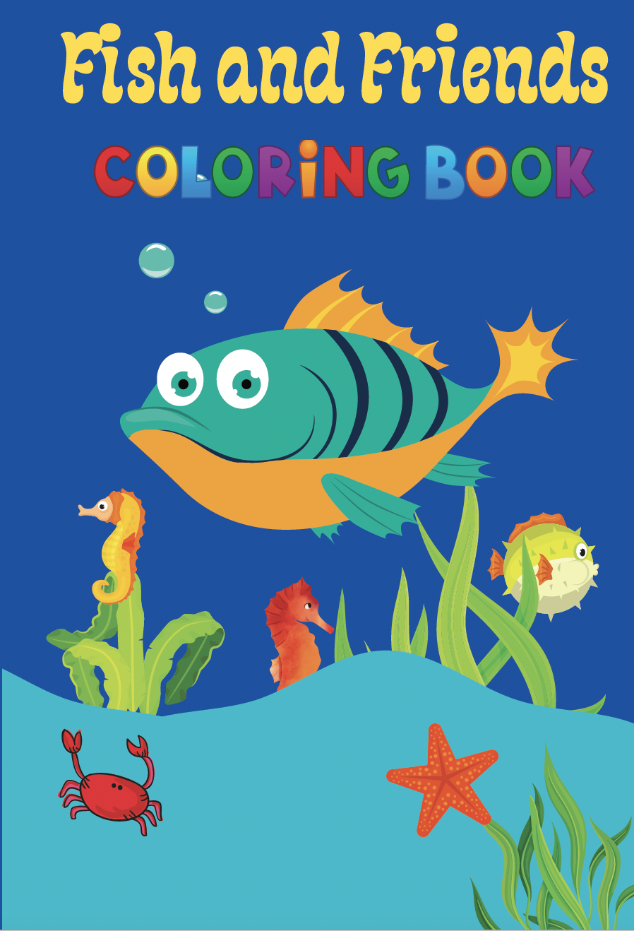 Fish and Friends Coloring Book for Kids