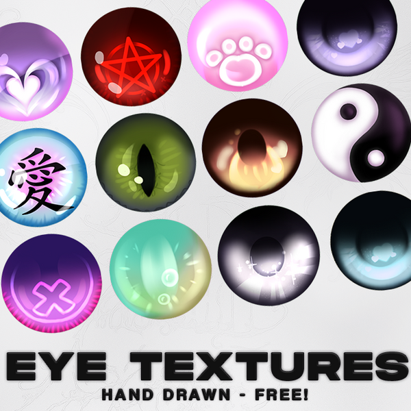 【 FREE VRCHAT Eye Texture Pack 】