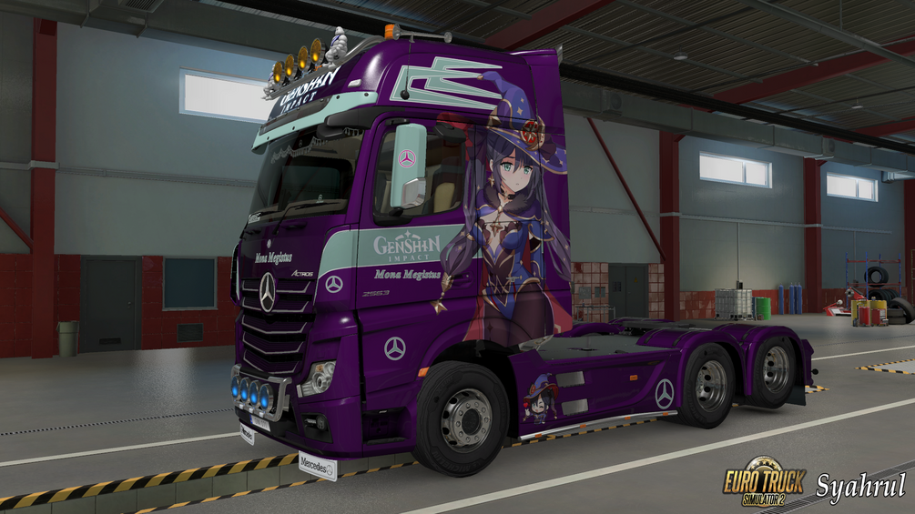 [ETS2] Mona | Genshin Impact [Skinpack] by Syahrul Itasha Truckstyling 痛トラック