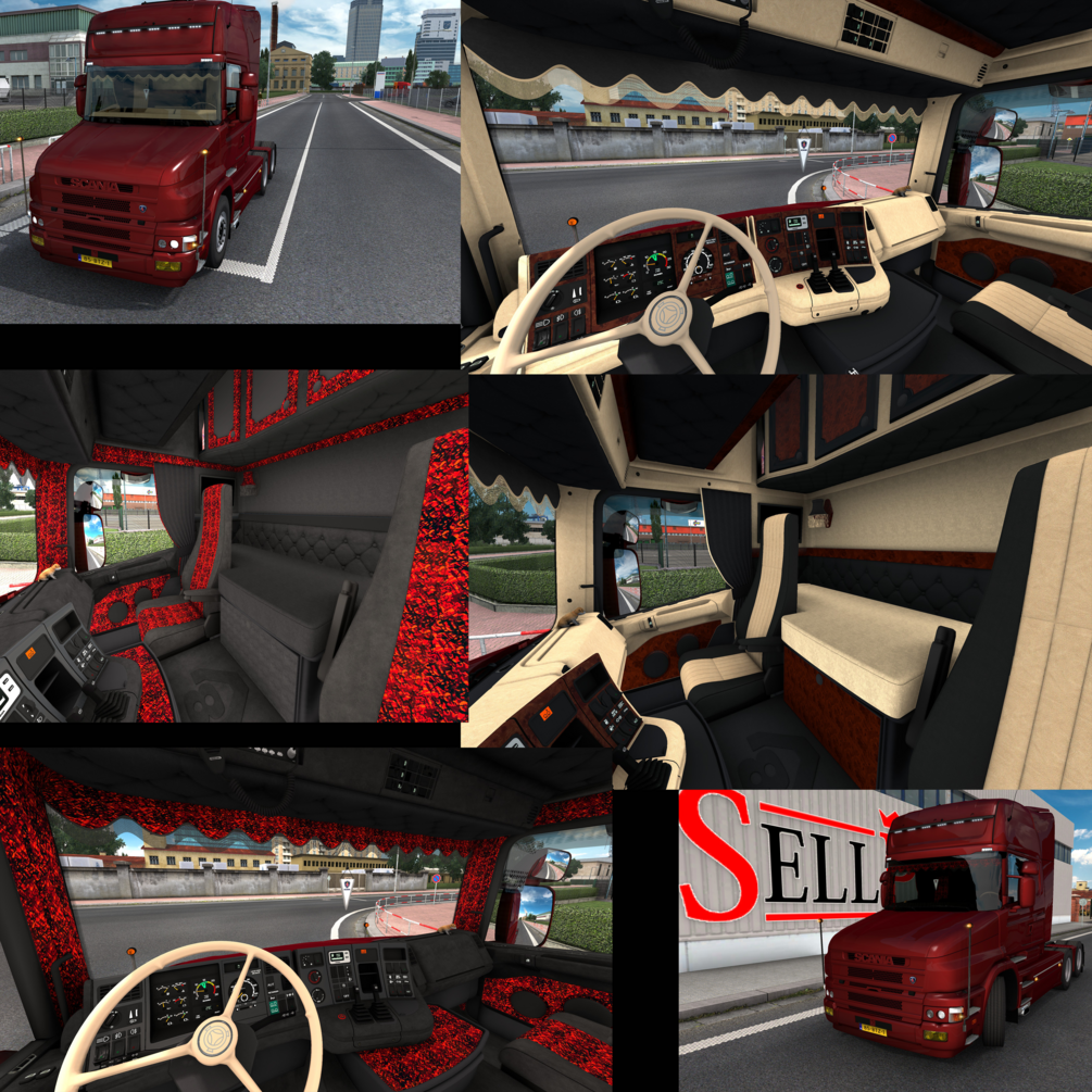 Ets2 Scania Rjl T4 Interior Bundle