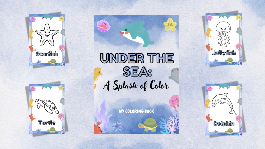 Under the Sea A Splash of Color (My Coloring Book)