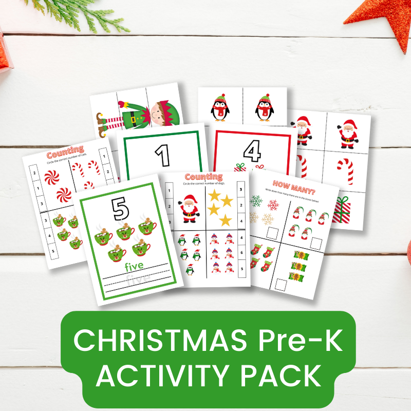 Christmas Preschool & Kindergarten Activity Pack