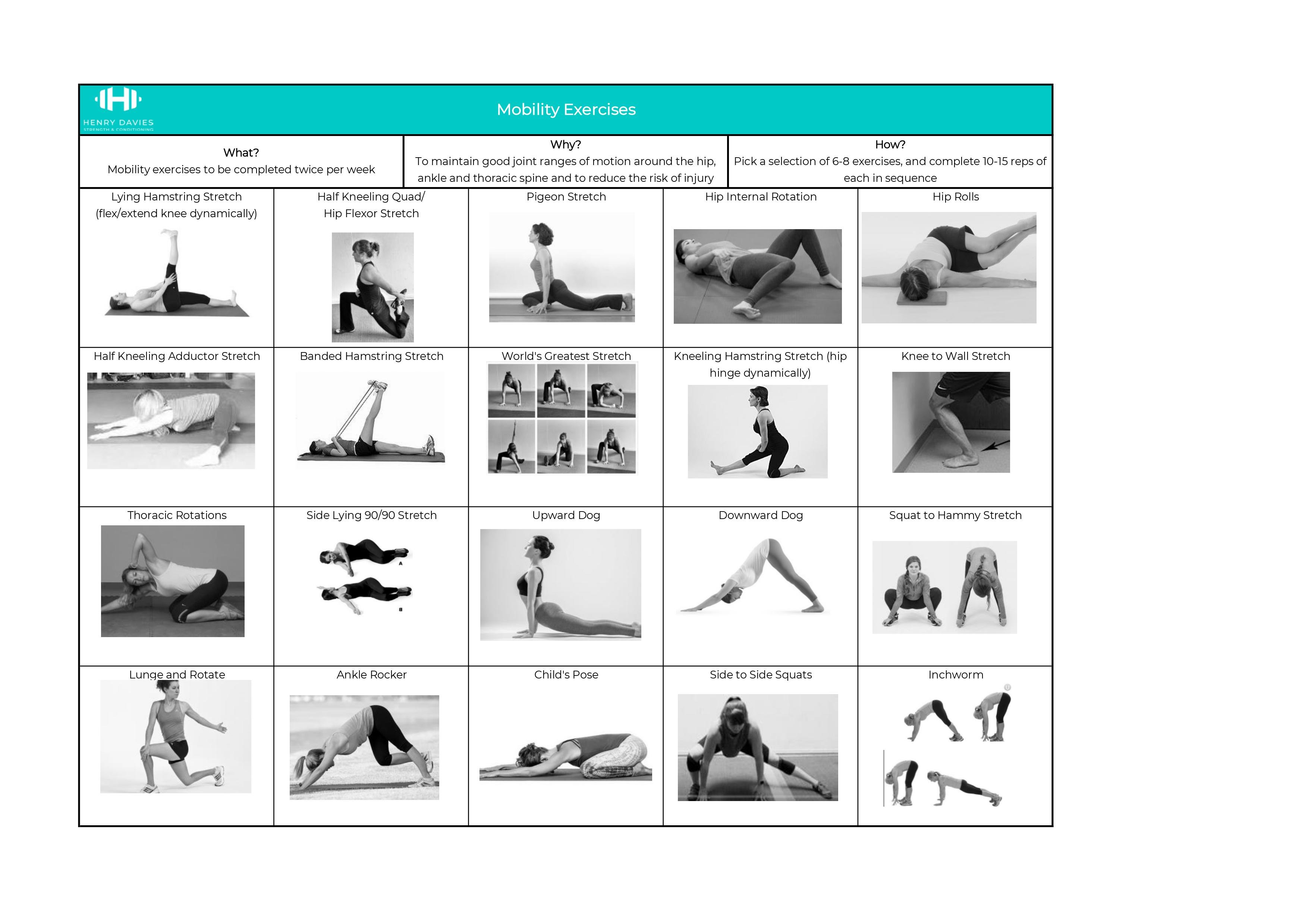 Match Fit 6 Week Hockey Training Programme