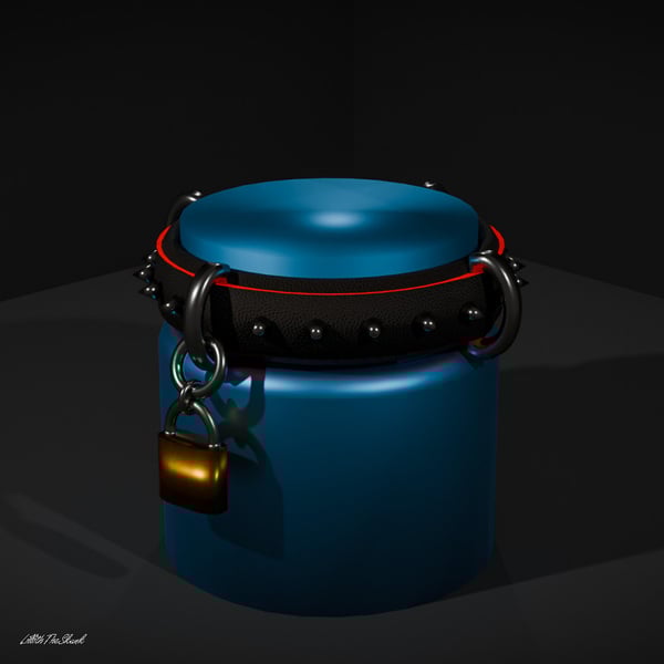 Collar With Tag by LillithTheRex66