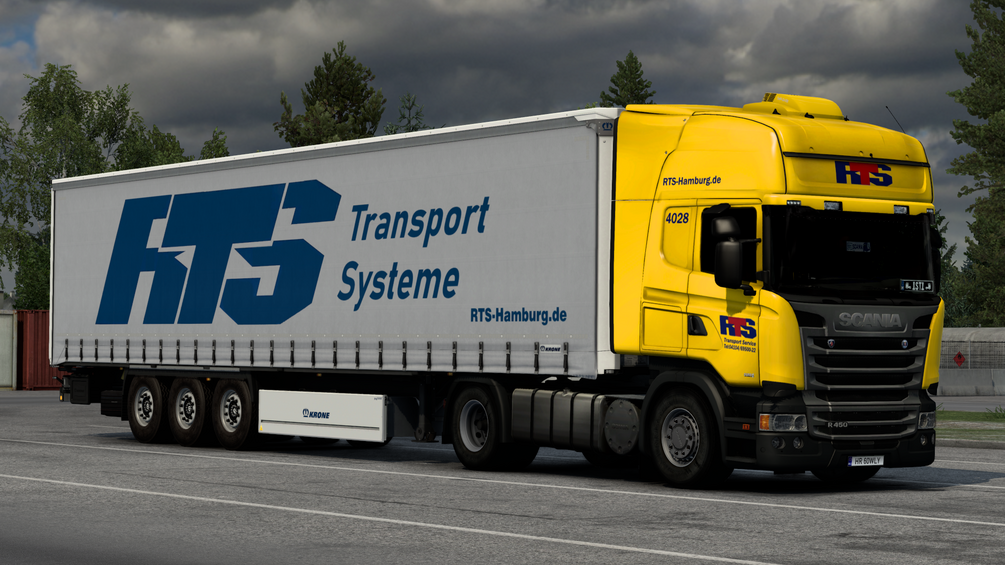 RTS|Transport Systeme Combo skin Scania Rjl (Topline) & Krone profiliner by sogard3 . ETS2 by ANGYALFOLDI