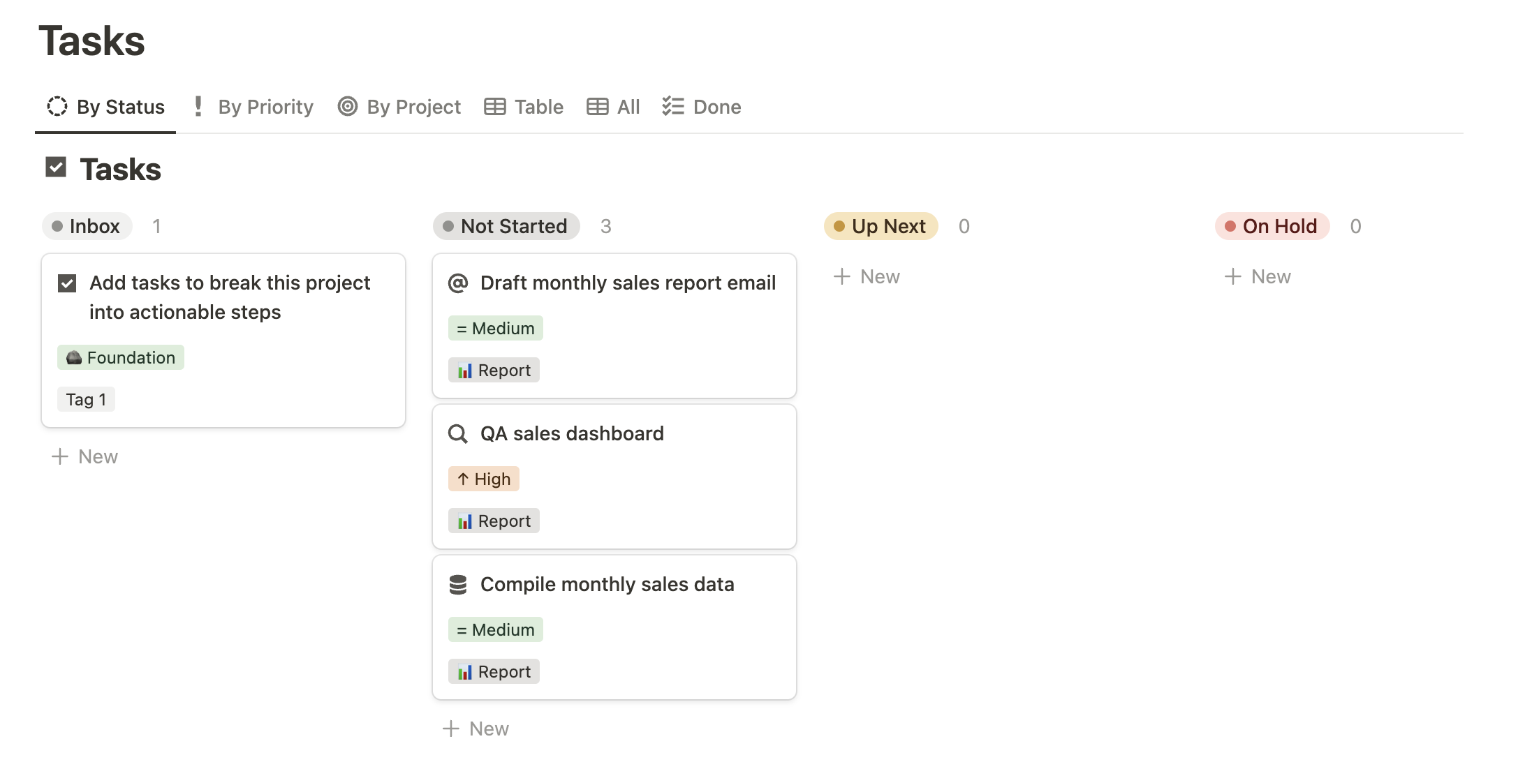 Personal Project Management Dashboard: A Notion Template