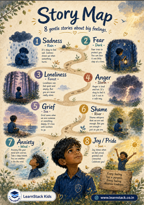 Brave Enough to Cry — 8 Gentle Stories About Big Feelings for Kids preview image 6