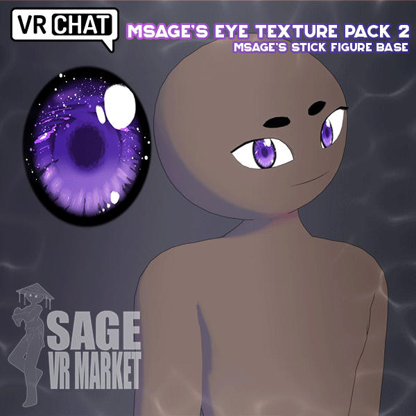 [VRChat Avatar] MSage Eye Texture Pack 2 ~ Commercial License
