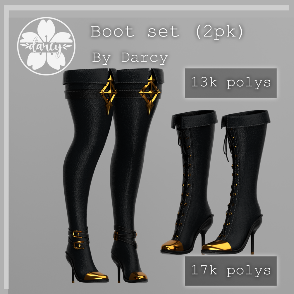 | BOOT SET | VRCHAT GAME ASSET