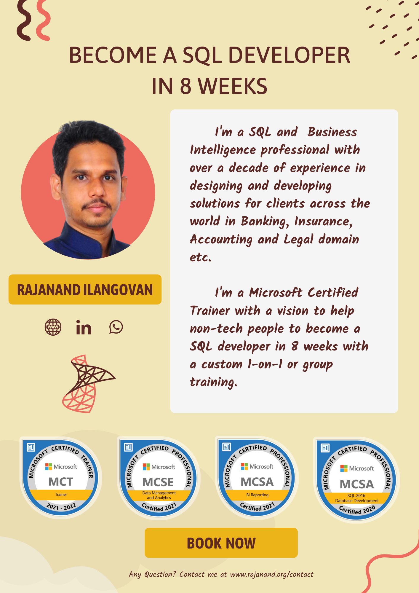 Become SQL developer in 8 weeks