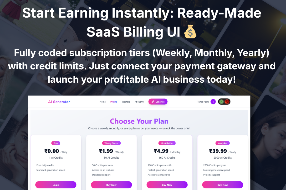 Screenshot 4 for Ultimate AI Generator - SaaS Platform
