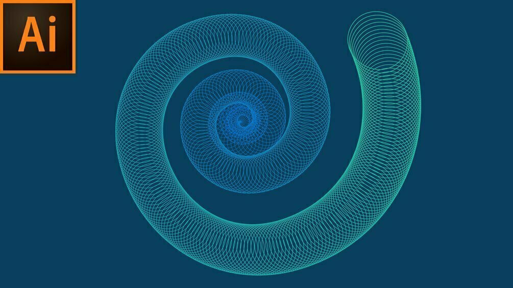 How to Make Spiral Vector Art In Adobe Illustrator