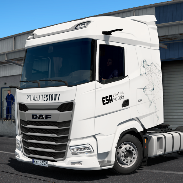 DAF XG "Start the future" Skin Pack by !Jakubix