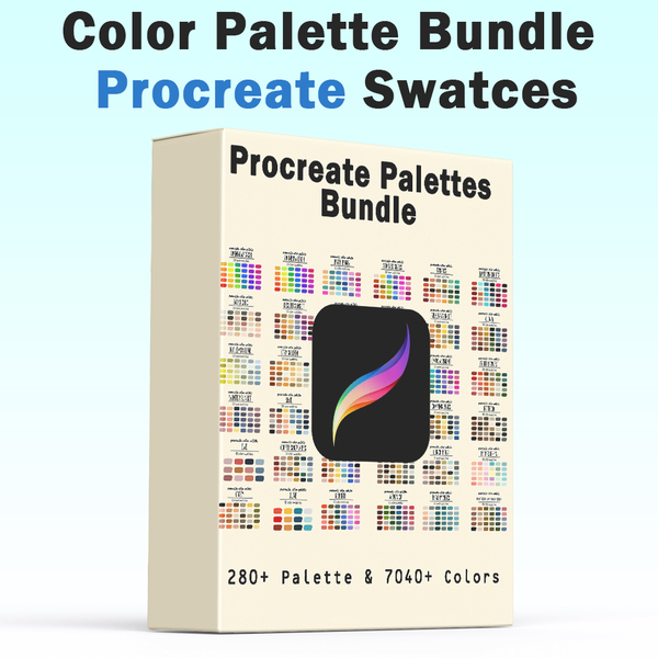 Color Palette Bundle Procreate Swatces by KDP Designs