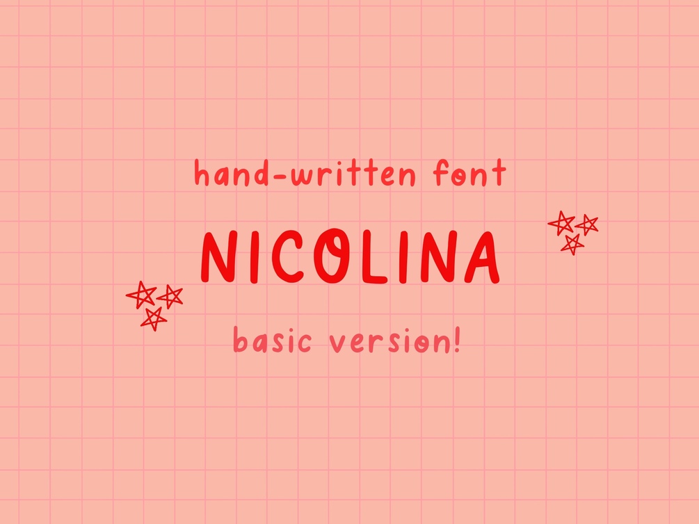 NICOLINA DEMO FONT