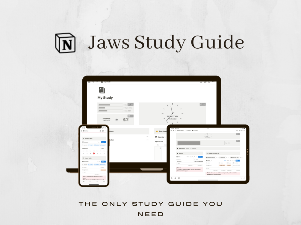 The Only Study Guide You Need