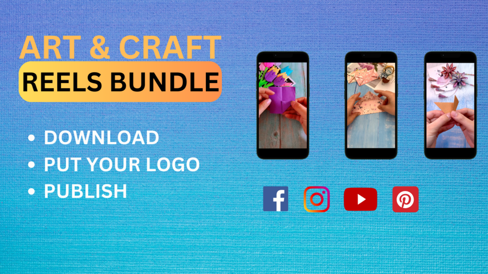 3000+ Art & Craft Reels Bundle