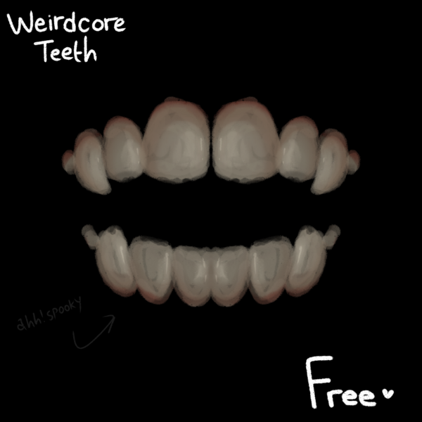 Weirdcore Teeth (Free Asset)
