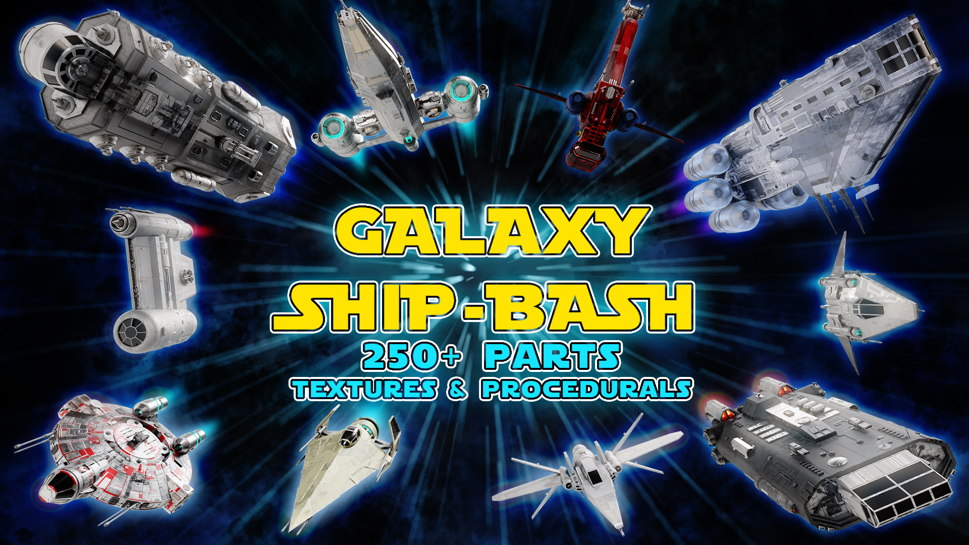 Star Wars ship kitbash is here! 250+ pieces with textures Daniel Grove