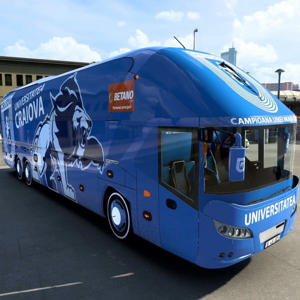 Skin official Bus Universitatea Craiova all versions by Ceaurel gaming