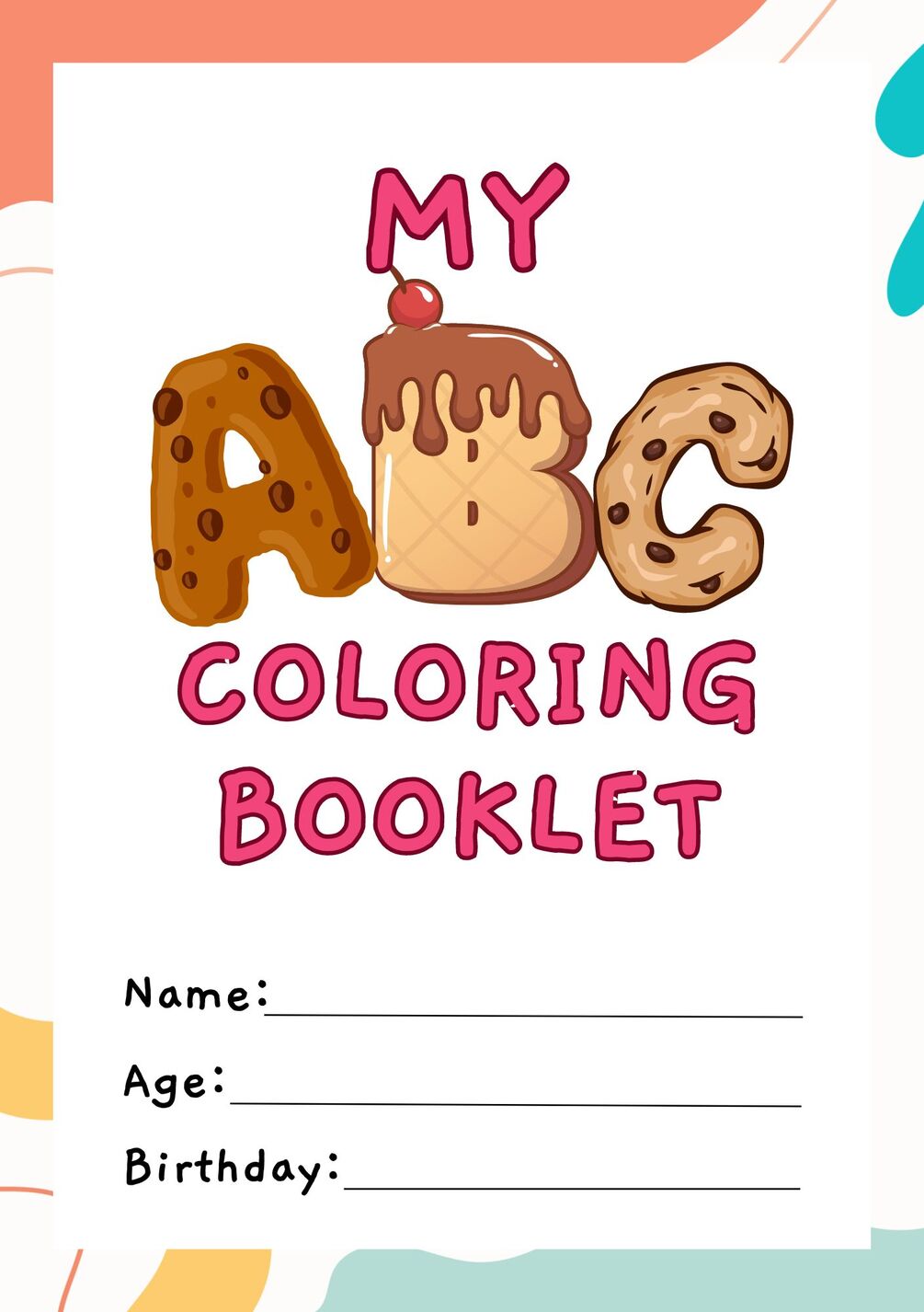 Busy books alphabet jungle and ocean animals coloring books 