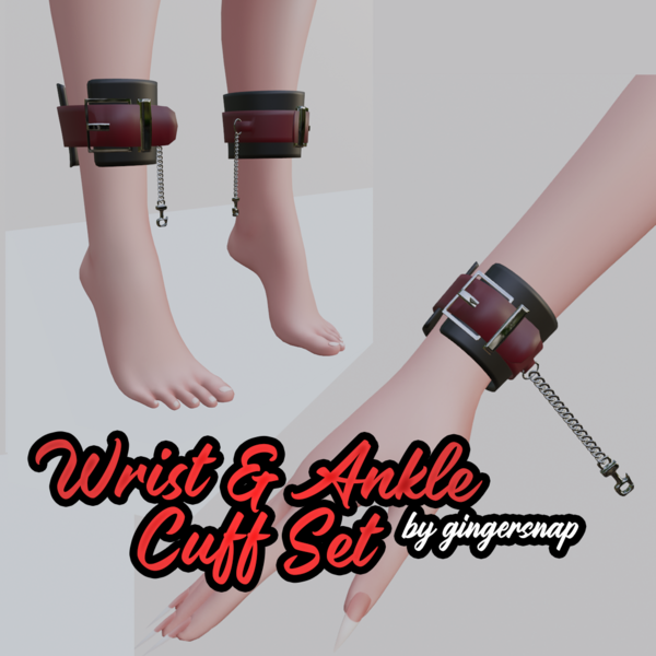 Wrist and Ankle Cuffs Set by gingersnap