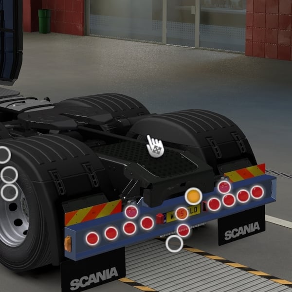 [rear bumper tuning part] Scania NG Old skool rear bumper by WC007 D3SIGN