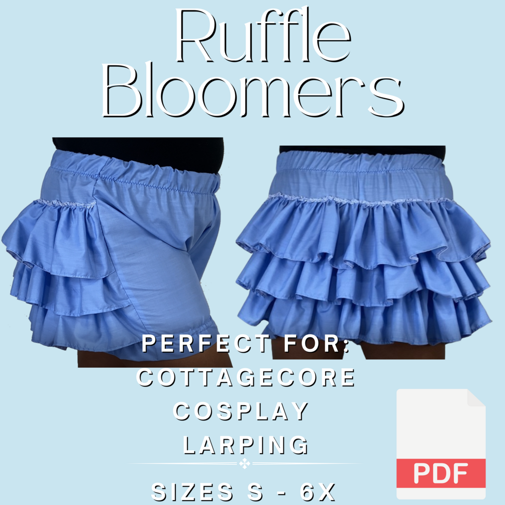 Steampunk inspired women s bustle bloomer shorts easy plus size