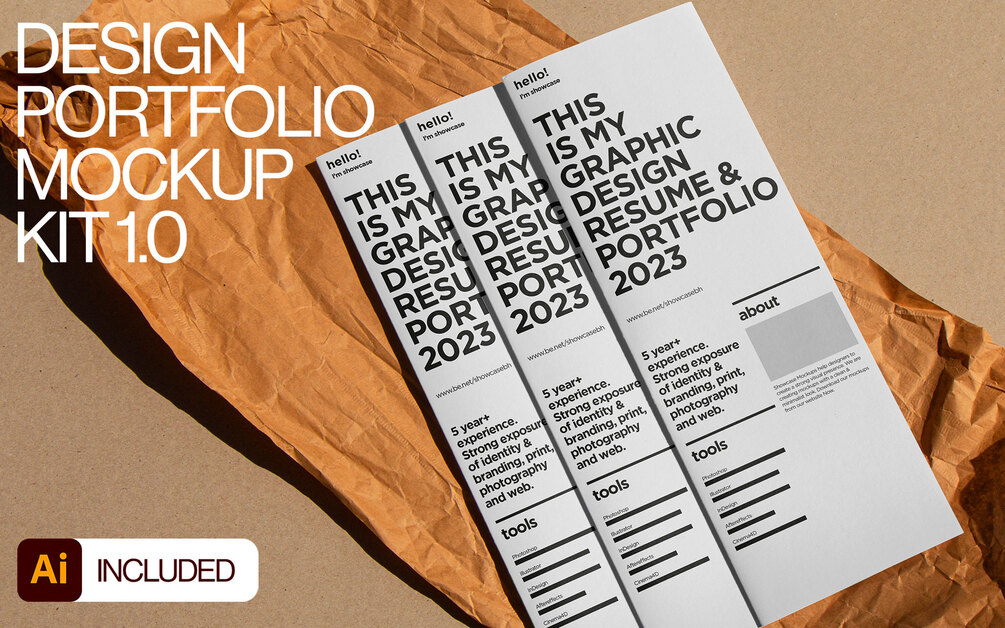 Design Portfolio Mockup Kit 1.0