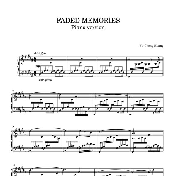 Faded Memories Gumroad product image