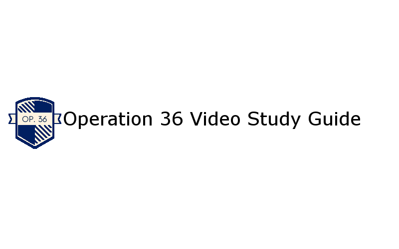 Operation 36 ACT Video Study Guide Preorder