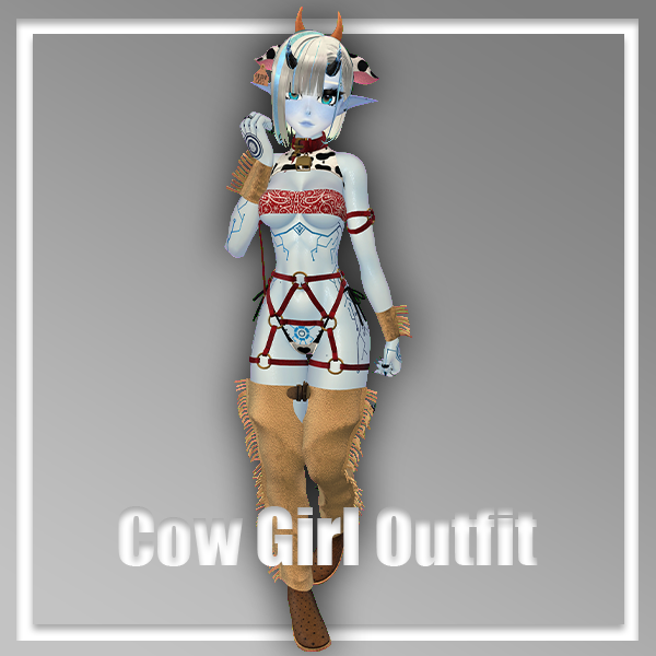 Cow Girl Outfit [Outfit Bundle] [Panda, Tori, RP, E-Girl]