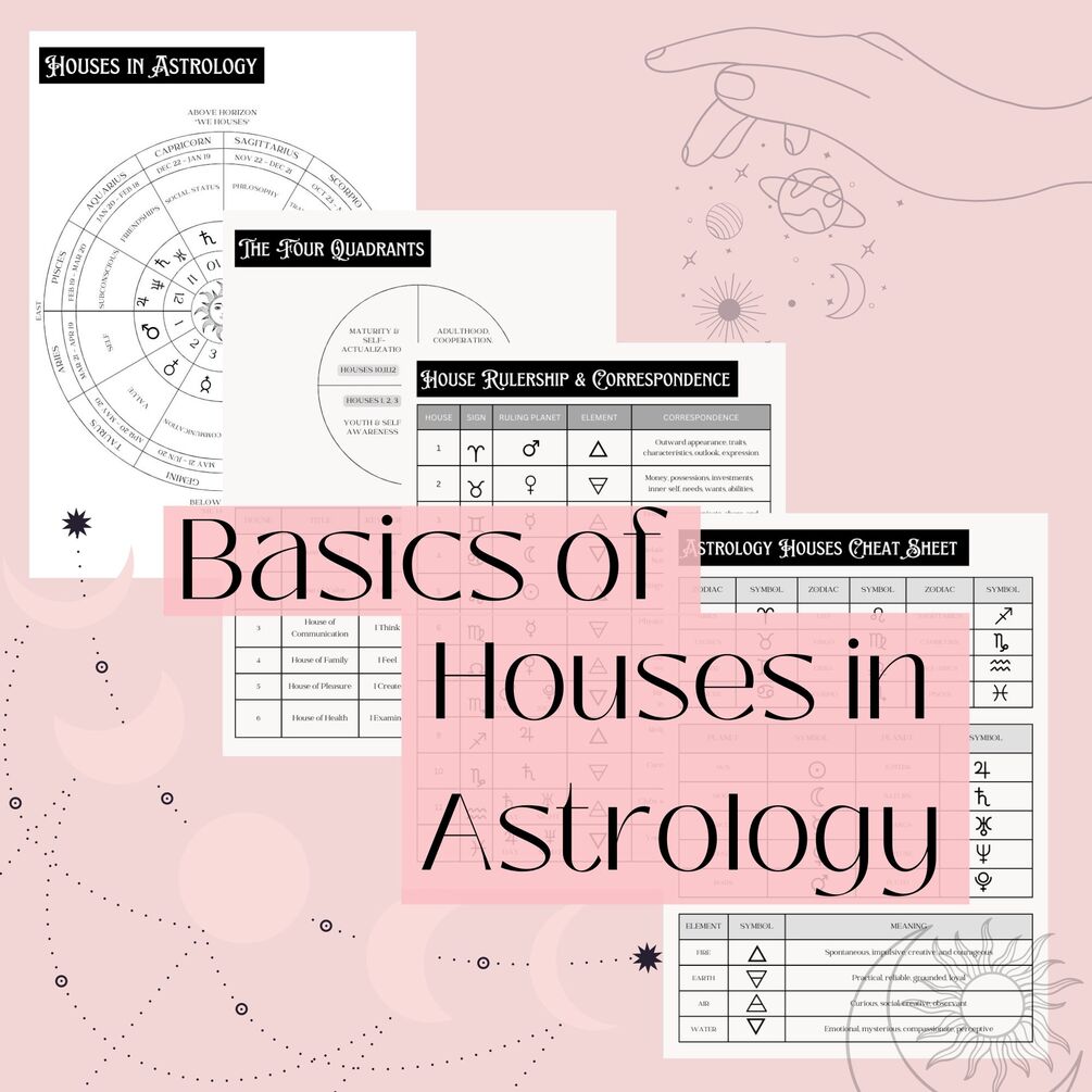 Astrology Houses Cheat Sheet for Beginners