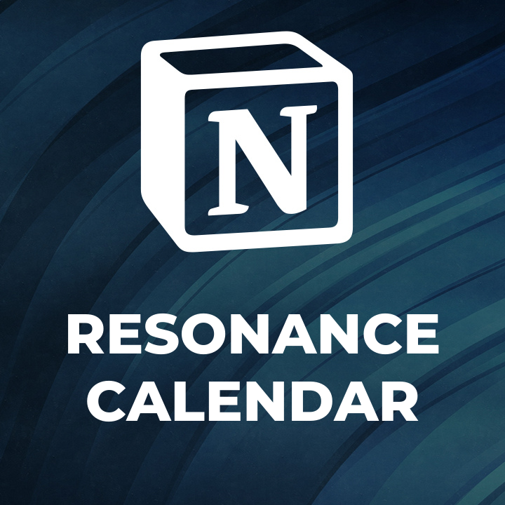 Resonance Calendar (Notion Template)