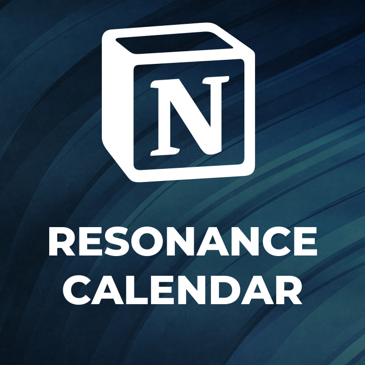 Resonance Calendar Notion Template 