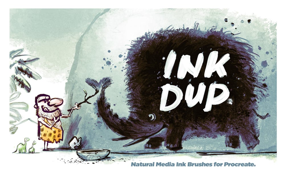 INKDUP: Natural Ink Brushes for Procreate by MattyB