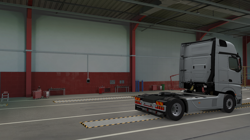 ETS2 | SCS Actros Mp4 RearBumper Pack by ZoCi from oldboyZ customZ
