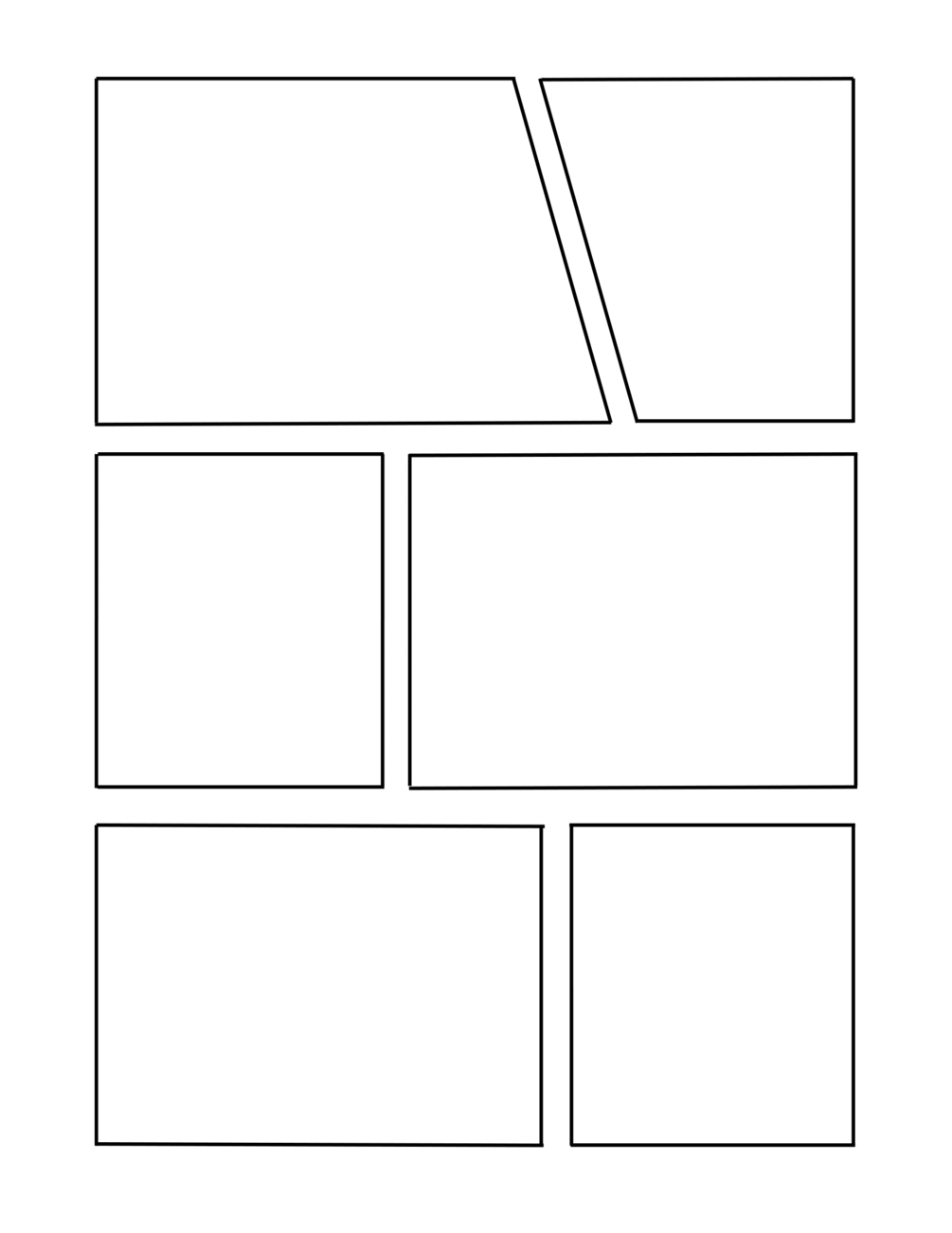 20 Comic Book Template Layout