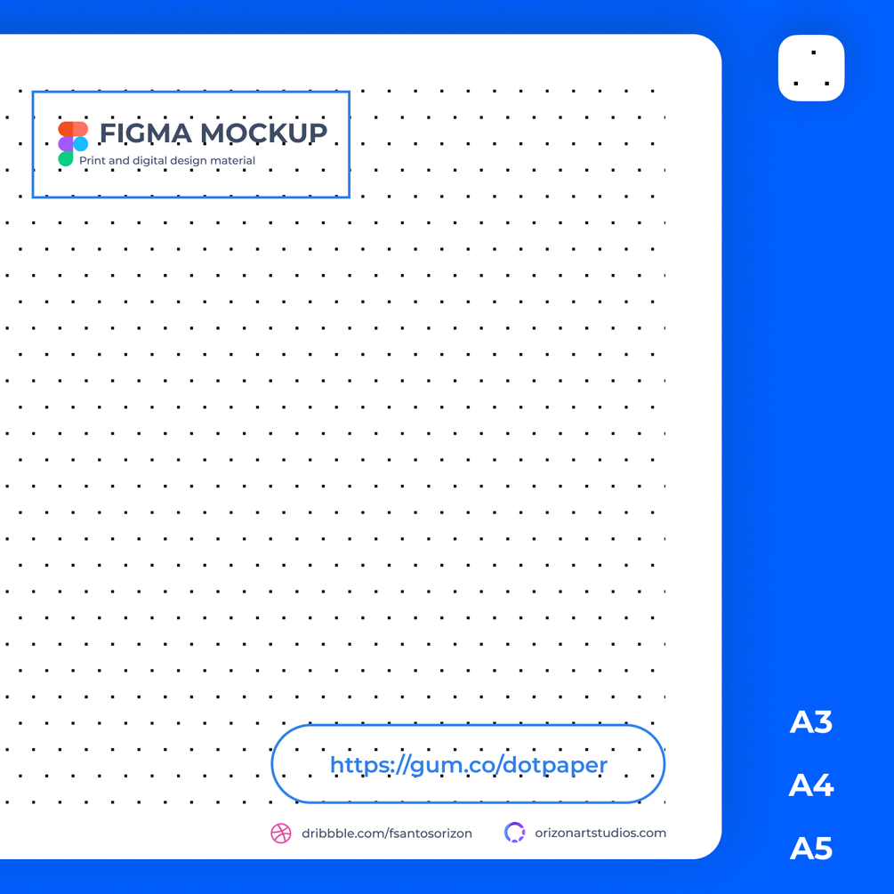 Dot and Grid Paper - Figma Mockup / Template
