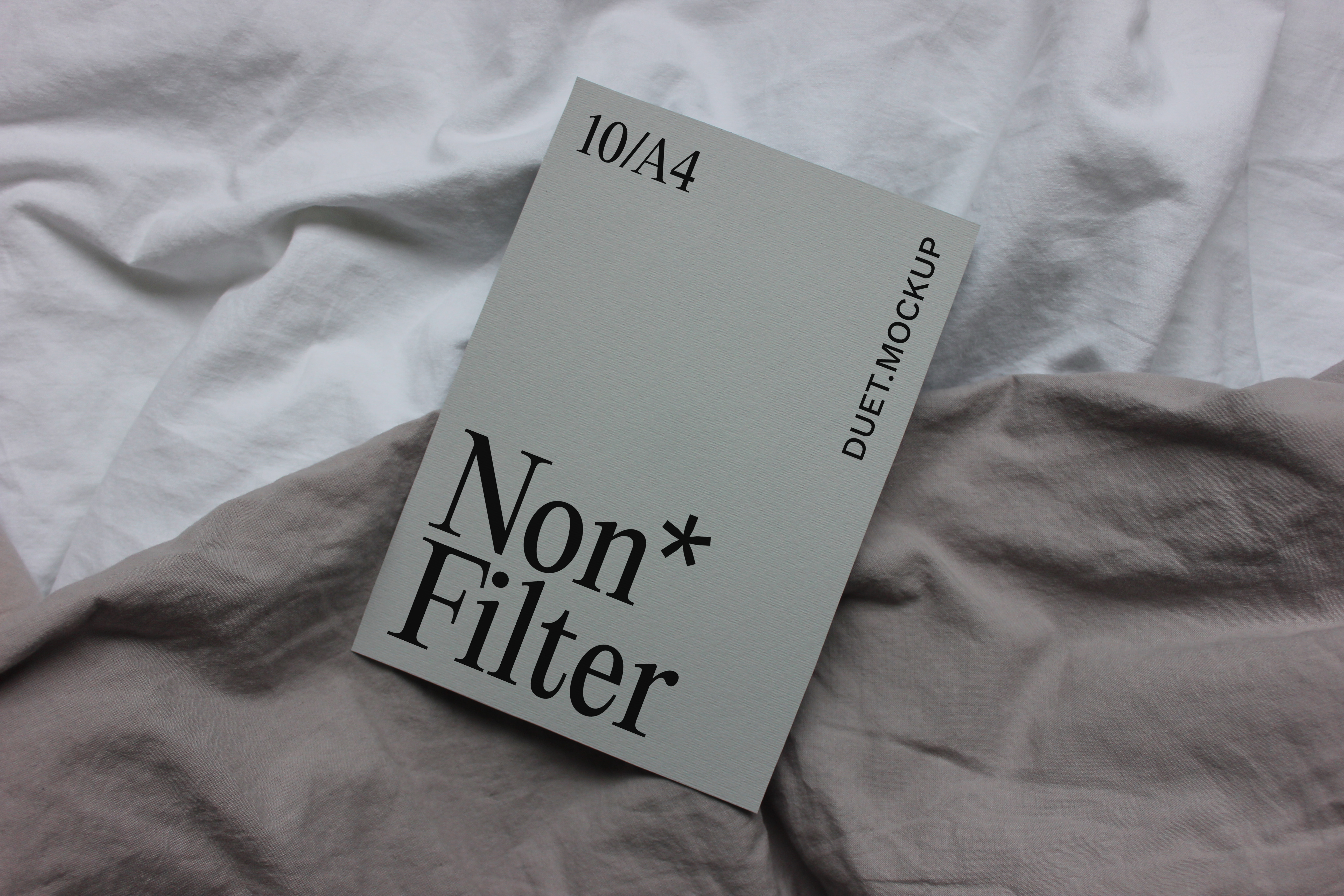 Non Filter A4_10 Mockup