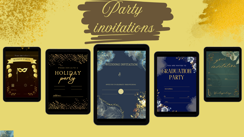 Party invitations