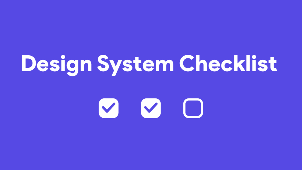 Design System Checklist ☕️