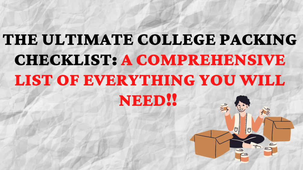 The Ultimate College Packing Checklist