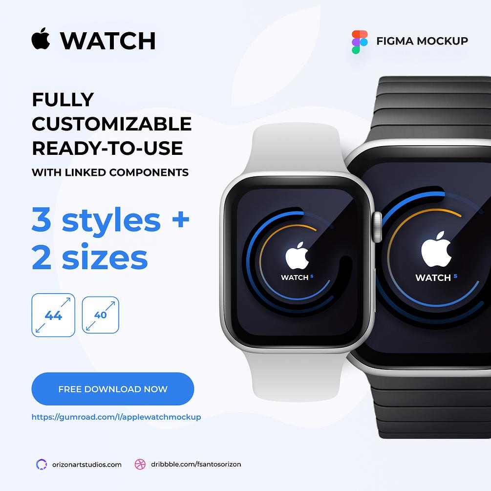 Download Apple Watch - Figma Mockup